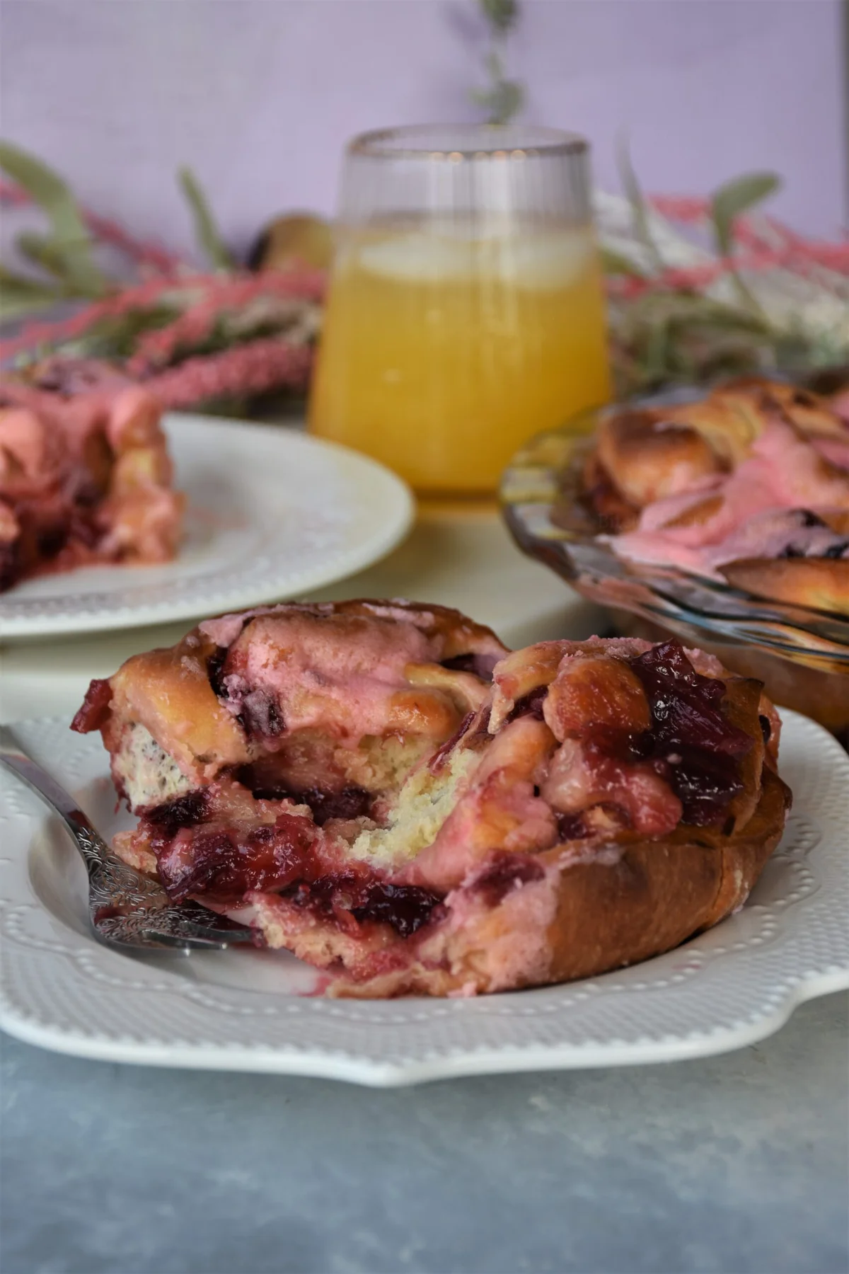 Sweet Rhubarb Rolls