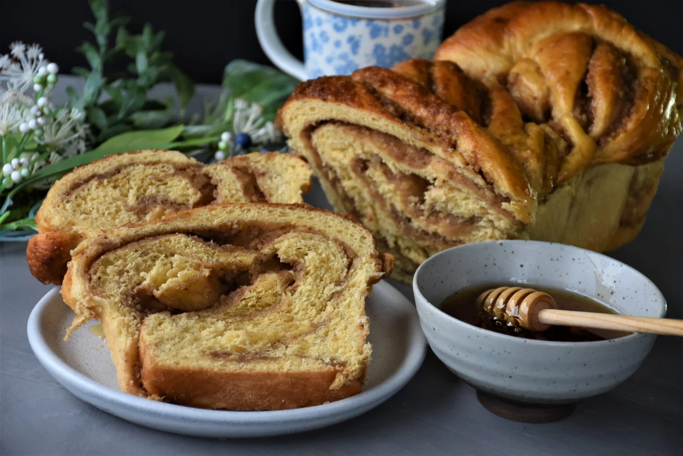 Honey and Walnut Brioche Bread