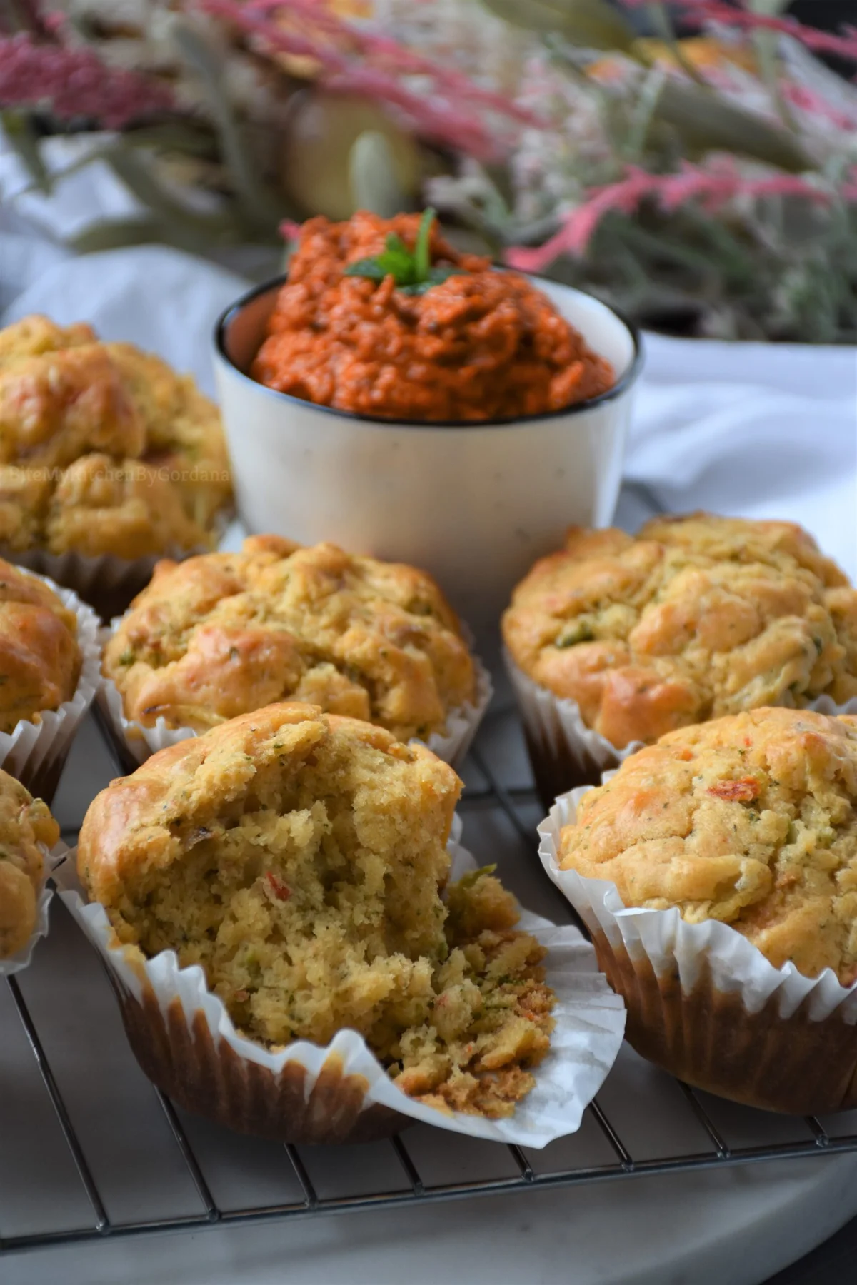 Broccoli and Chutney Muffins