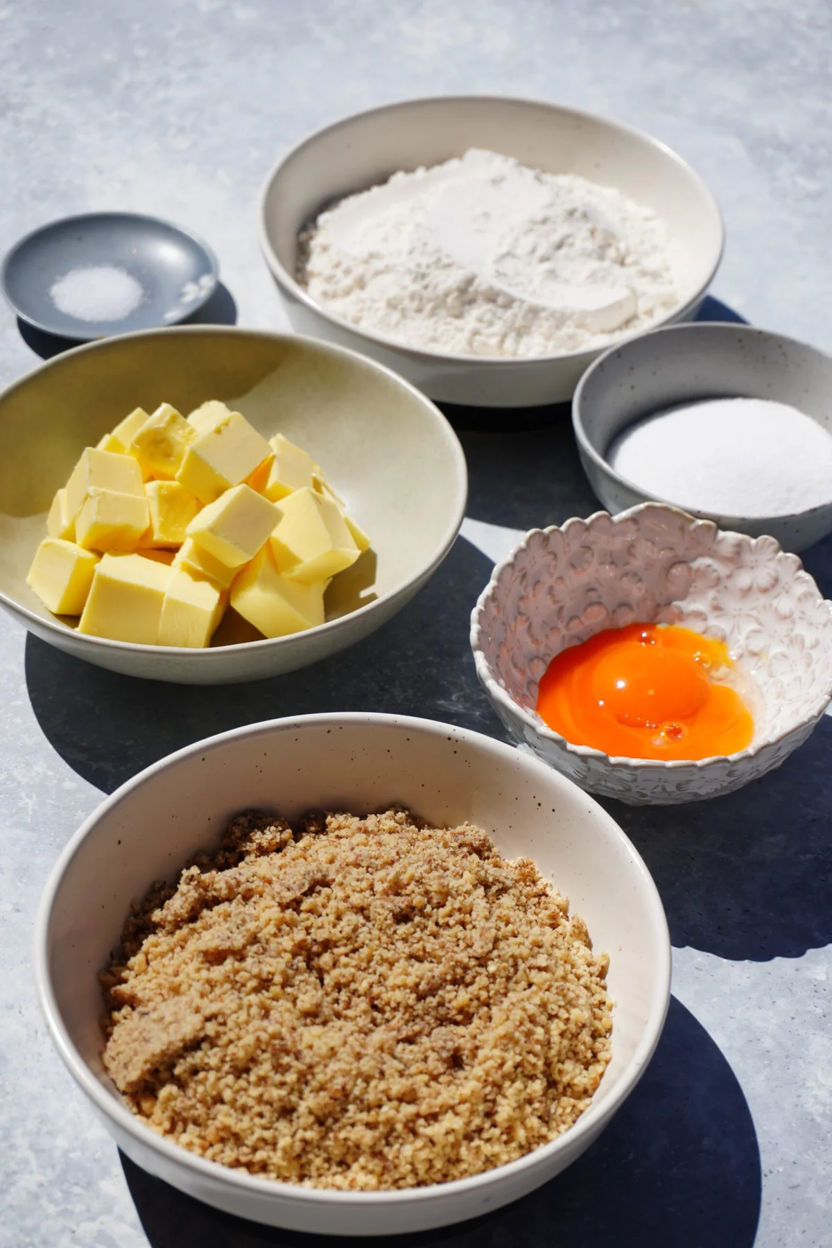 Walnut Crescent Cookies / Kiflice sa Orasima Ingredients