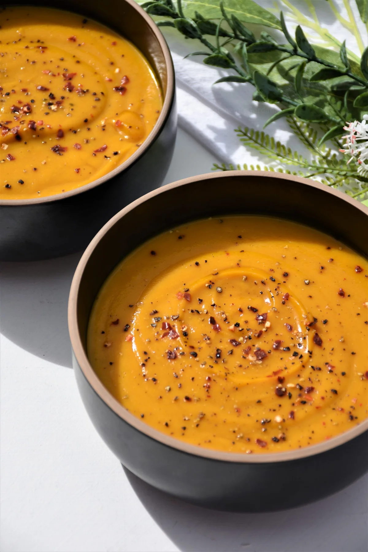 Roasted & Cajun Spiced Pumpkin Soup