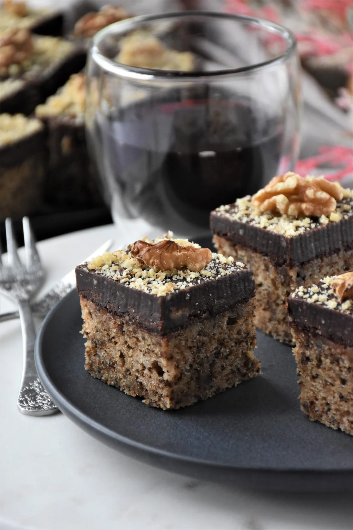 Walnut & Chocolate Squares