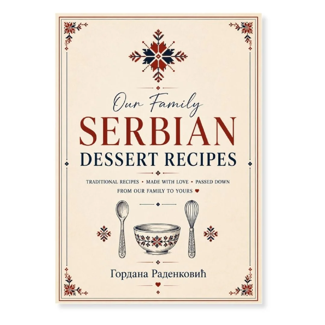 Our Family Serbian Dessert Recipes book cover
