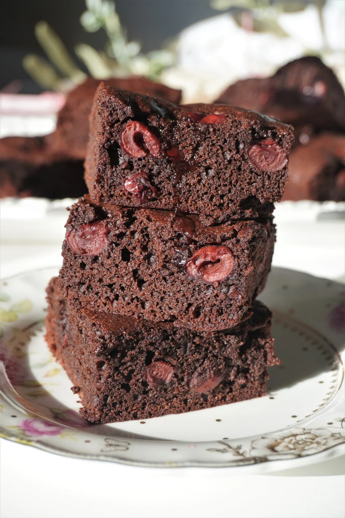 Chocolate & Cherry Brownies