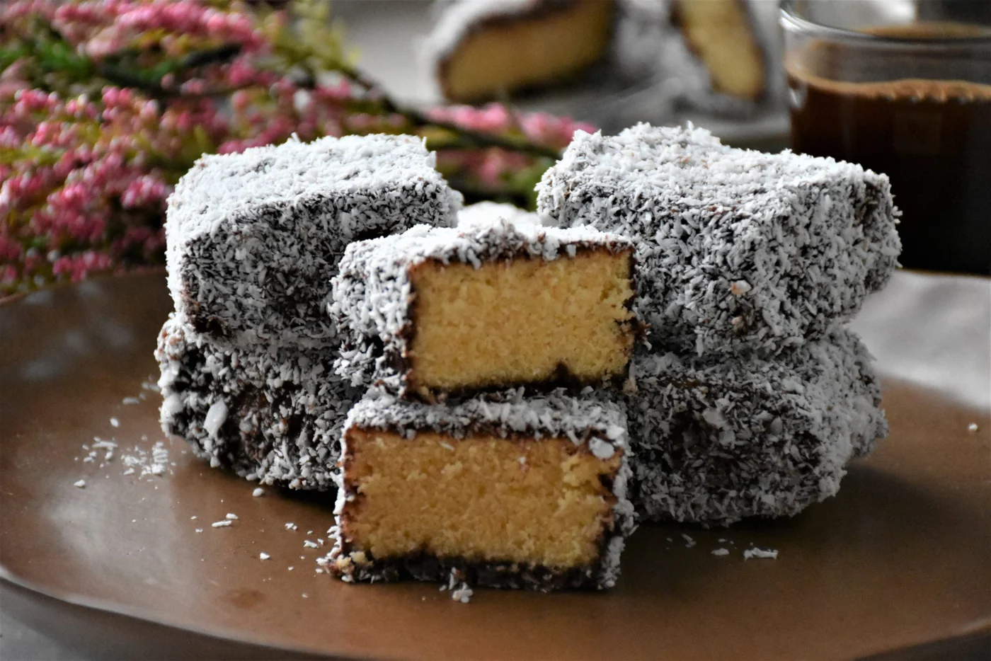 lamington slices