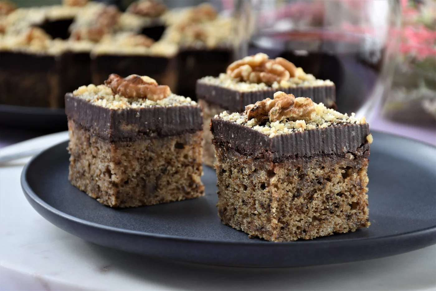 Walnut & Chocolate Squares