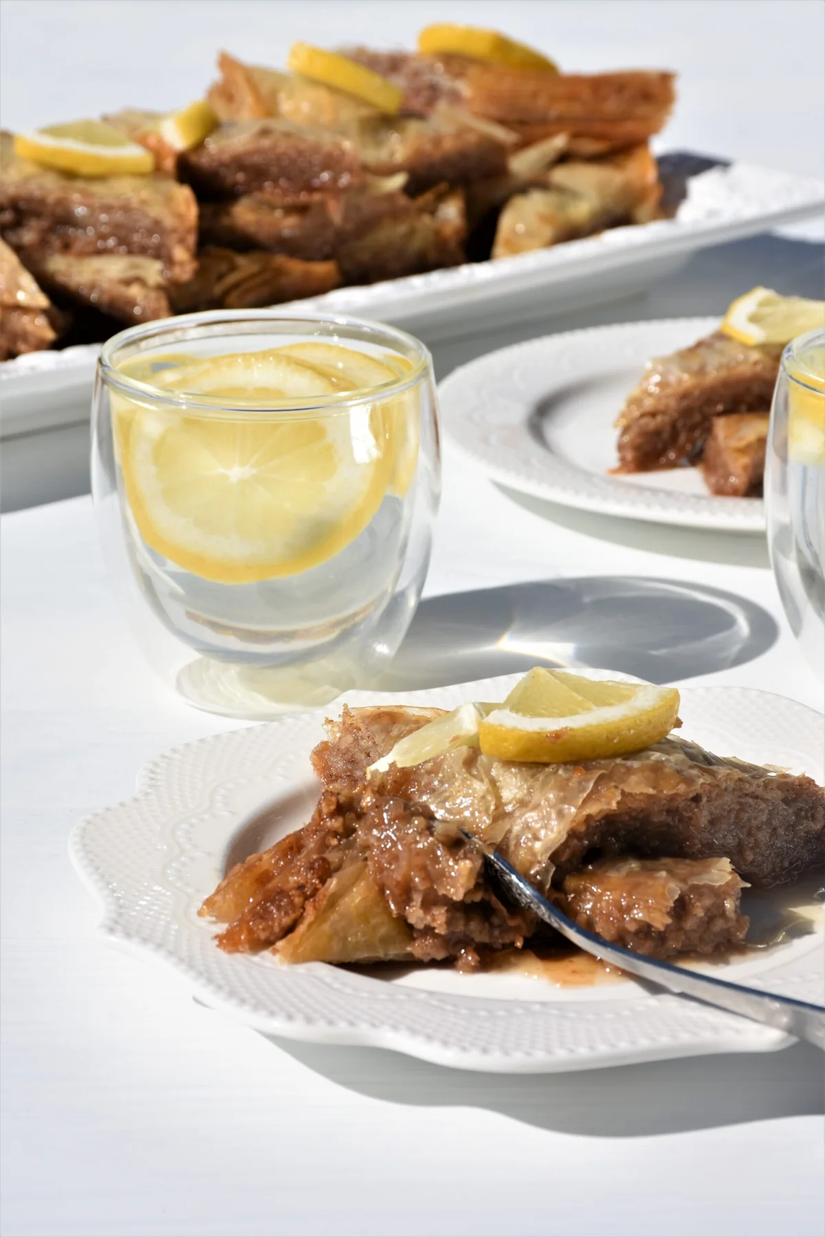 baklava slices