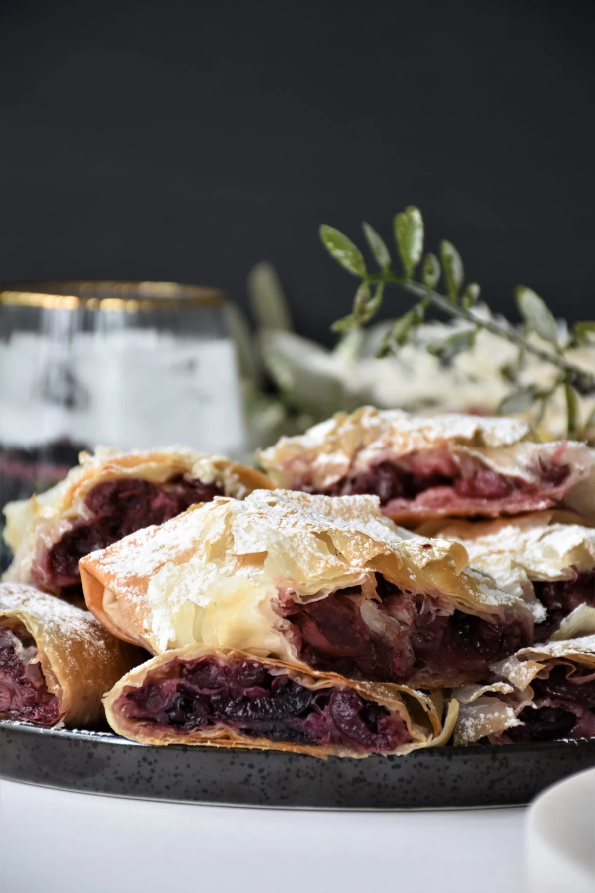 Sour Cherry & Filo Pastry Pie