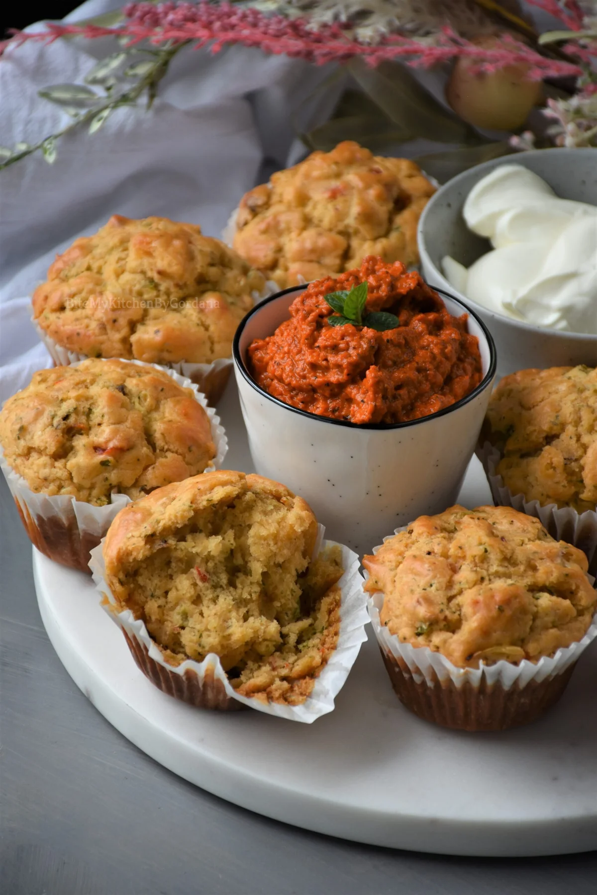 Broccoli and Chutney Muffins