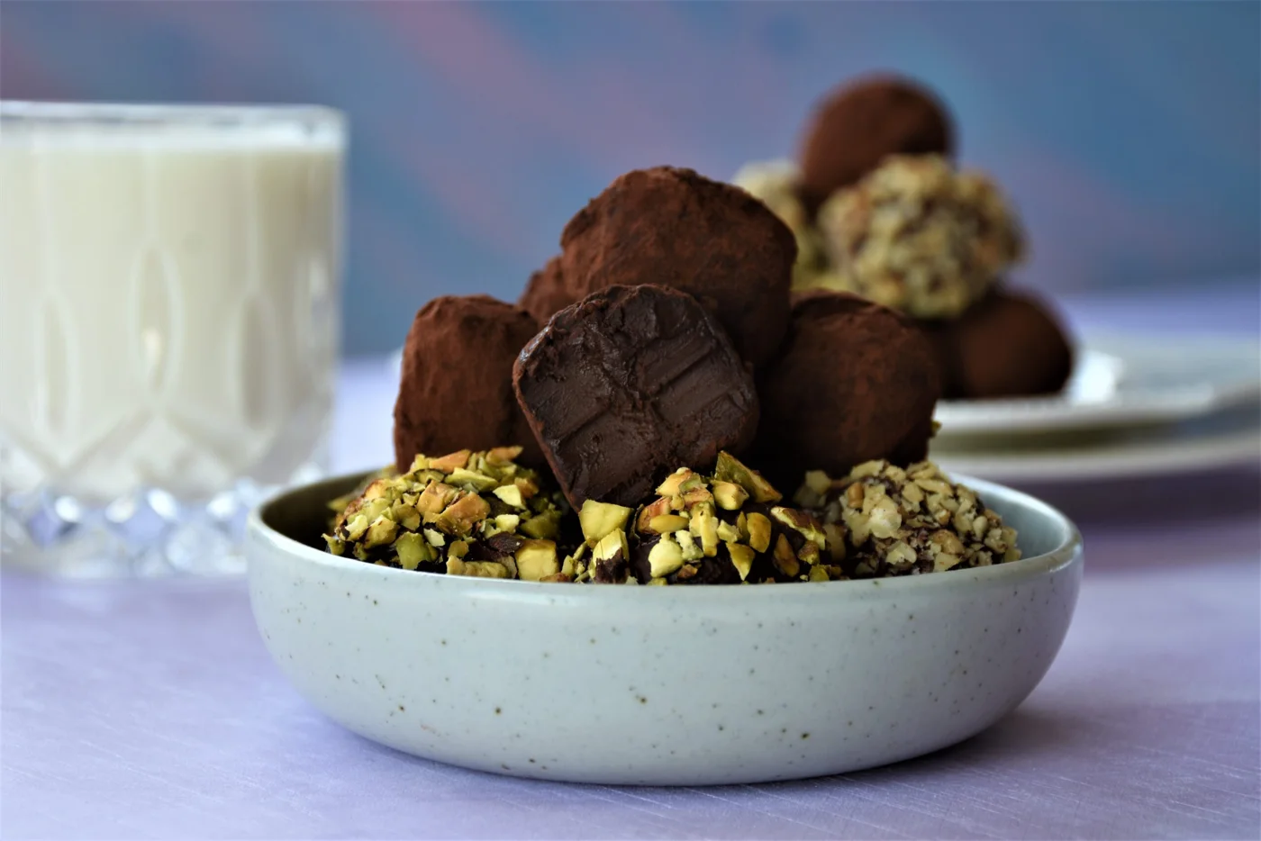 chocolate truffle piece