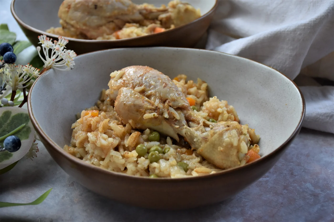 Serbian Rice Pilaf in a bowl