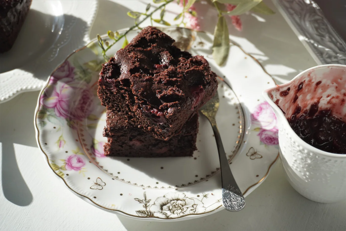Chocolate & Cherry Brownies