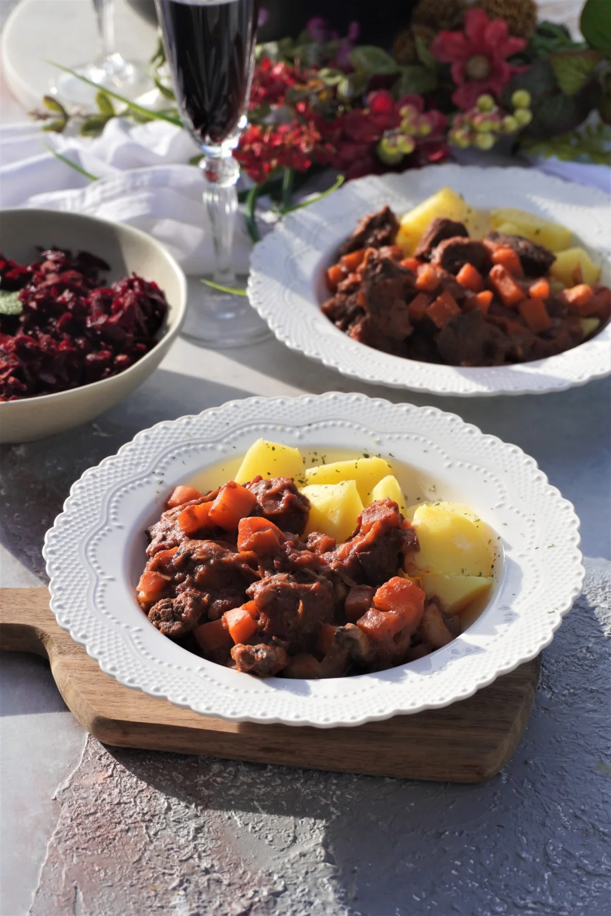 Homemade Beef & Mushroom Stew
