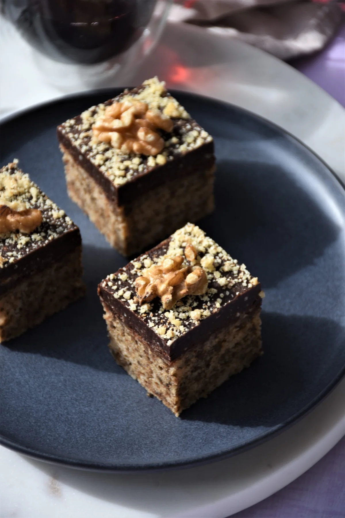 Walnut & Chocolate Squares