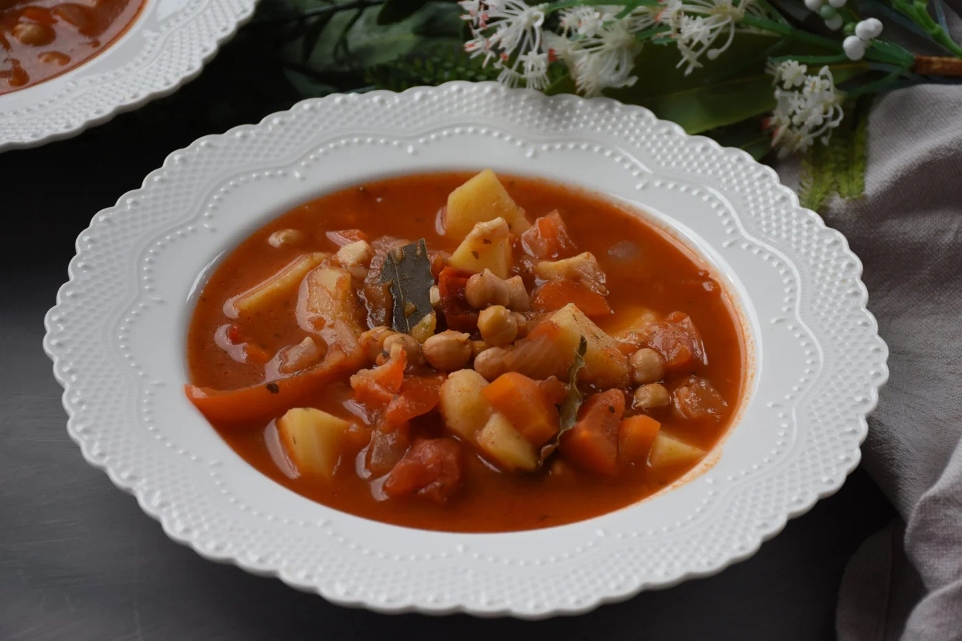 Vegetarian Chickpea Paprikash
