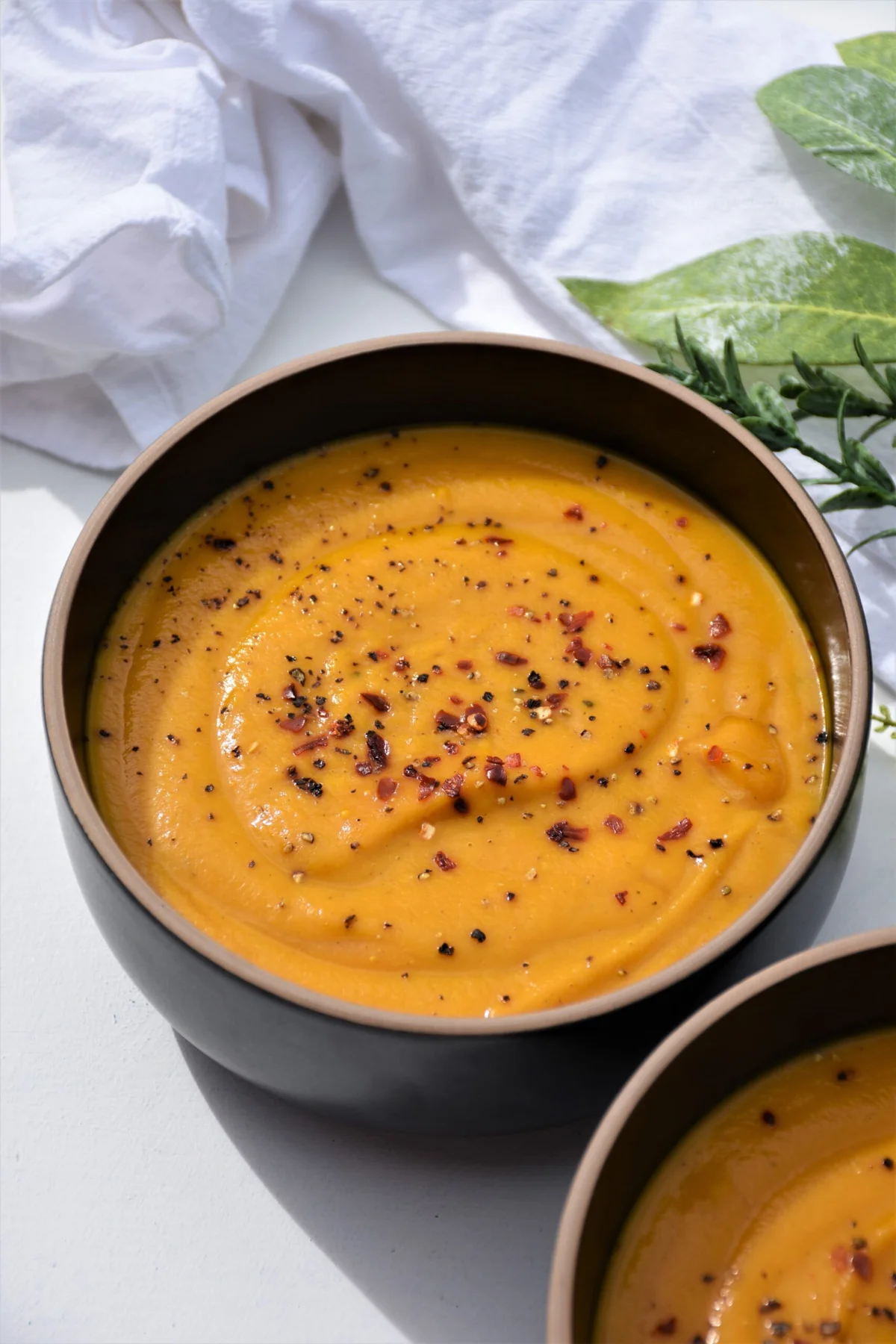 Roasted & Cajun Spiced Pumpkin Soup