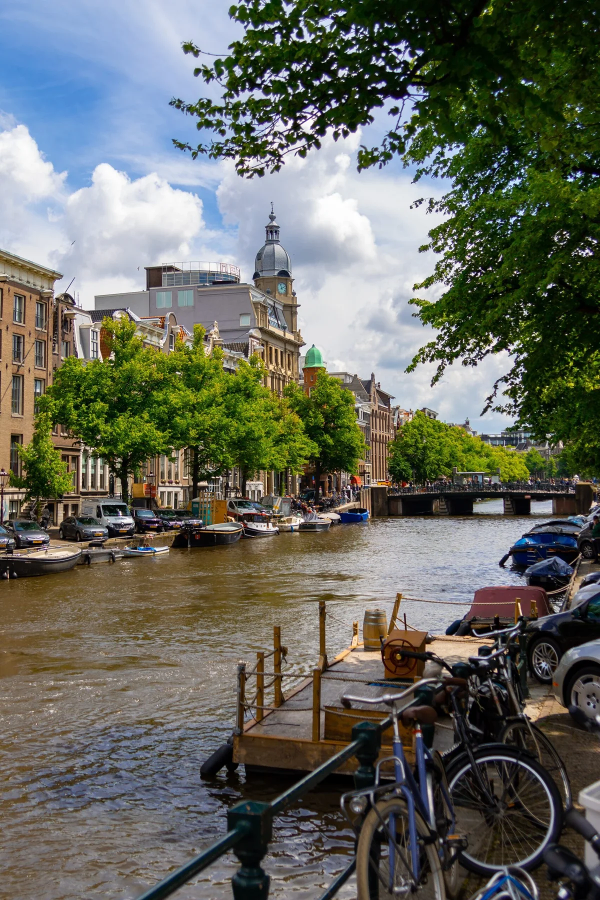 view of an Amsterdam canal