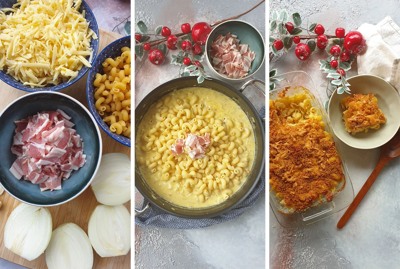mac and cheese preperation