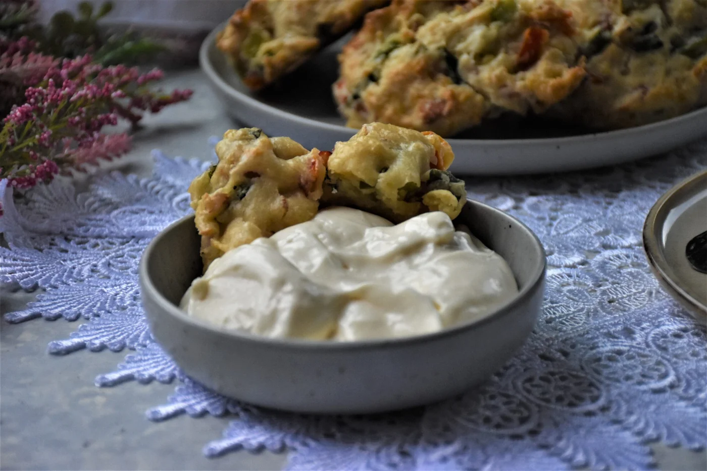 scones with mayo