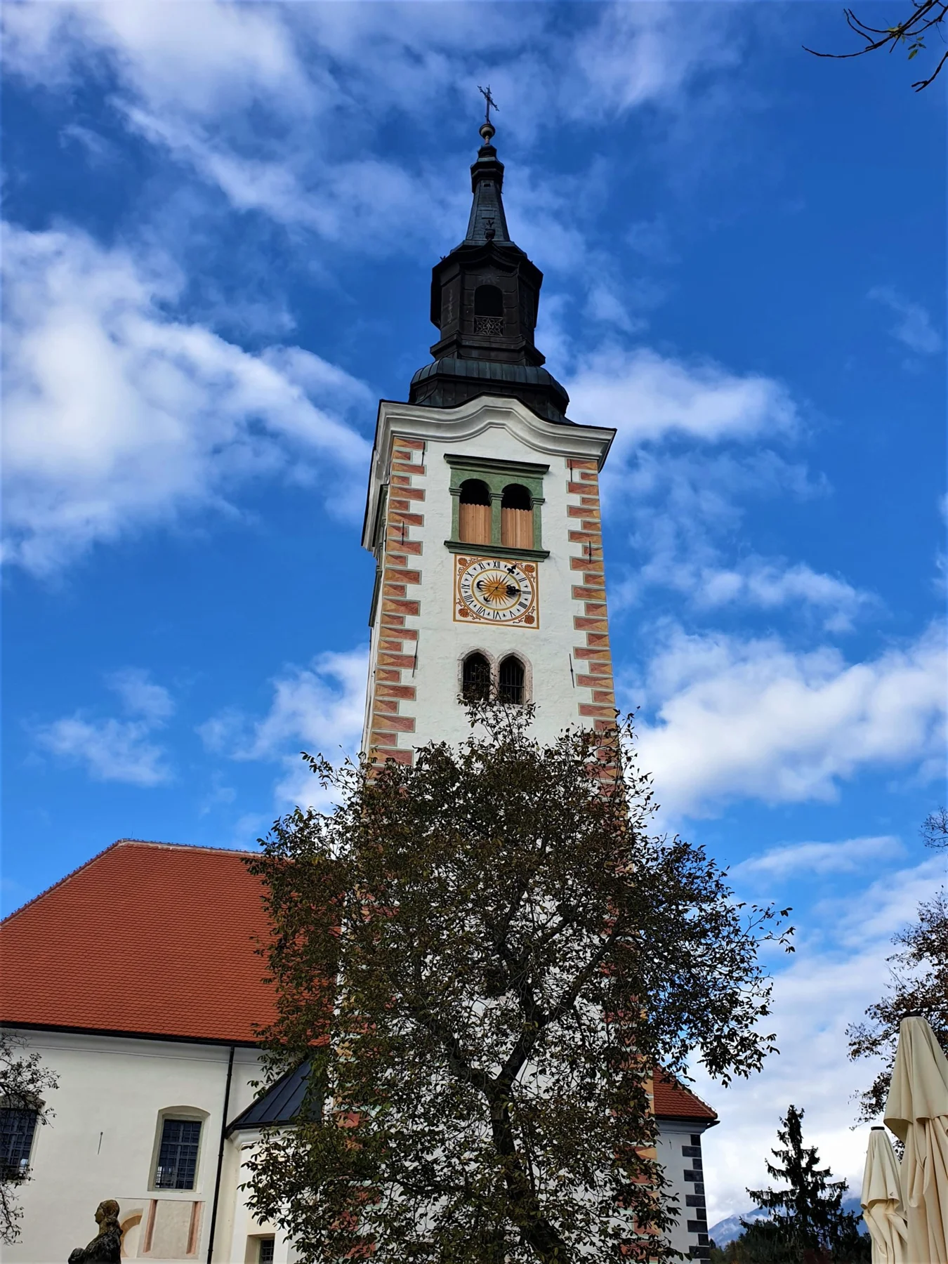 the Bled Island Clock Tower in Slovenia