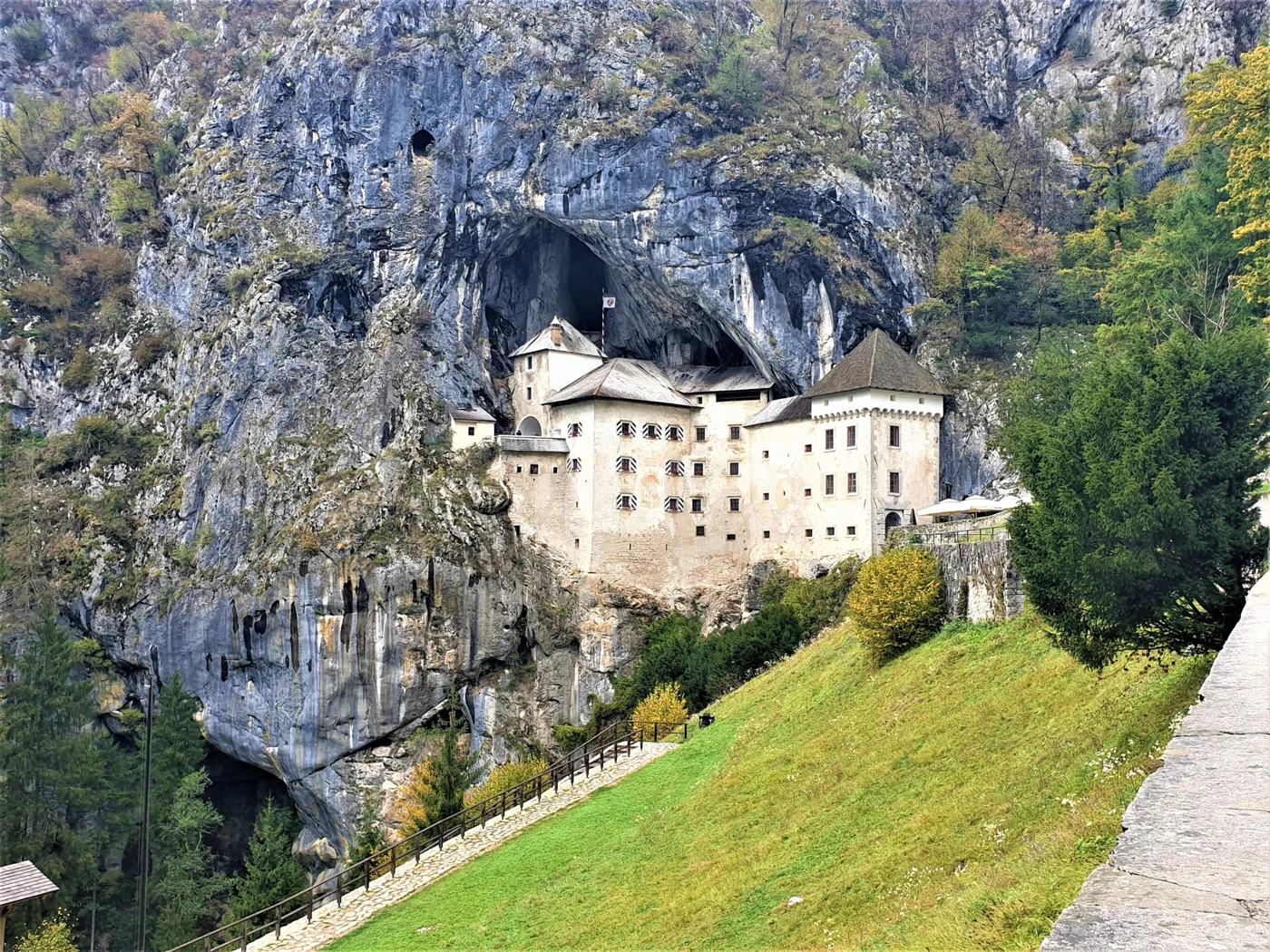 Predjama Castle in Slovenia