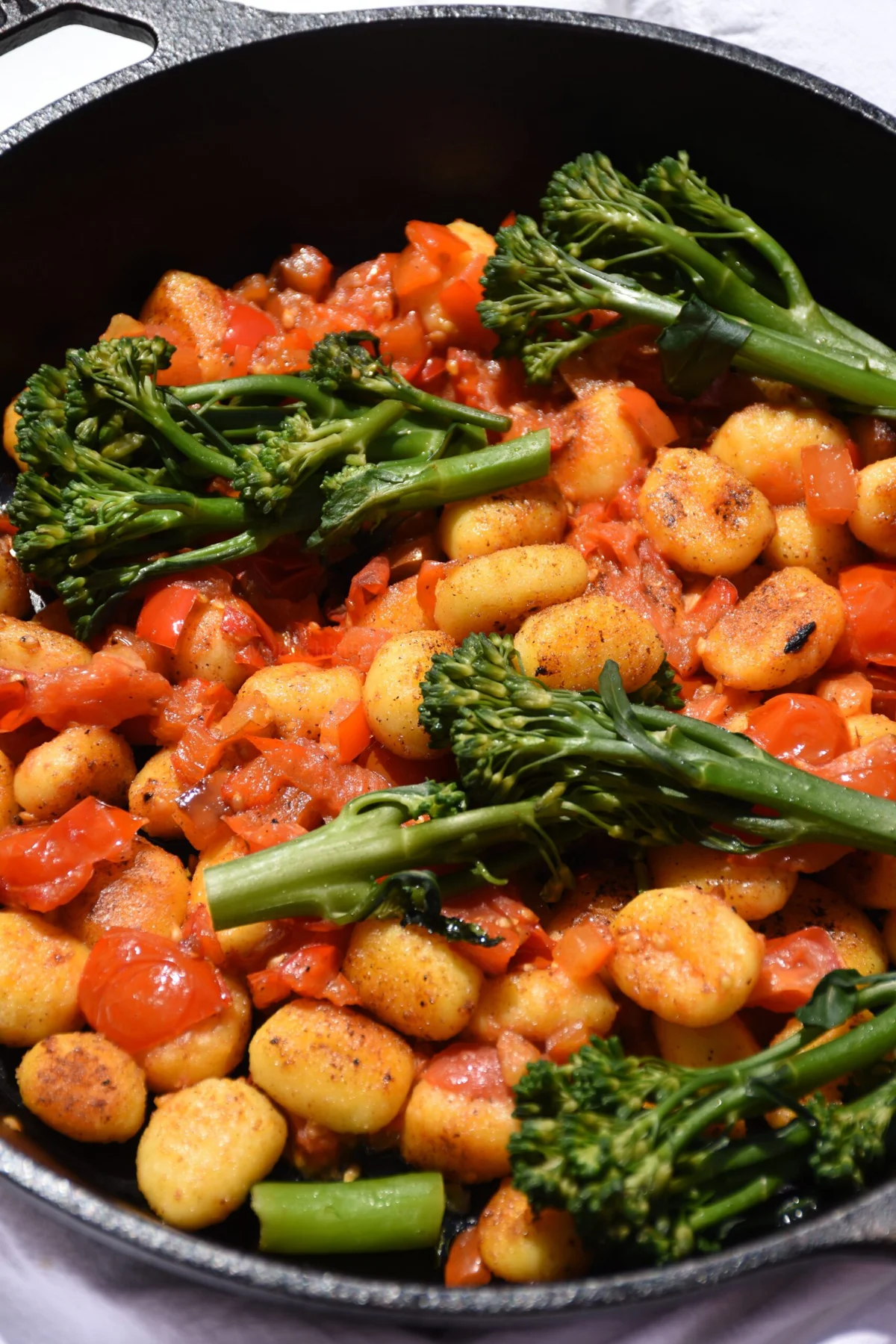 Gnocchi with Capsicum, Tomato & Broccolini