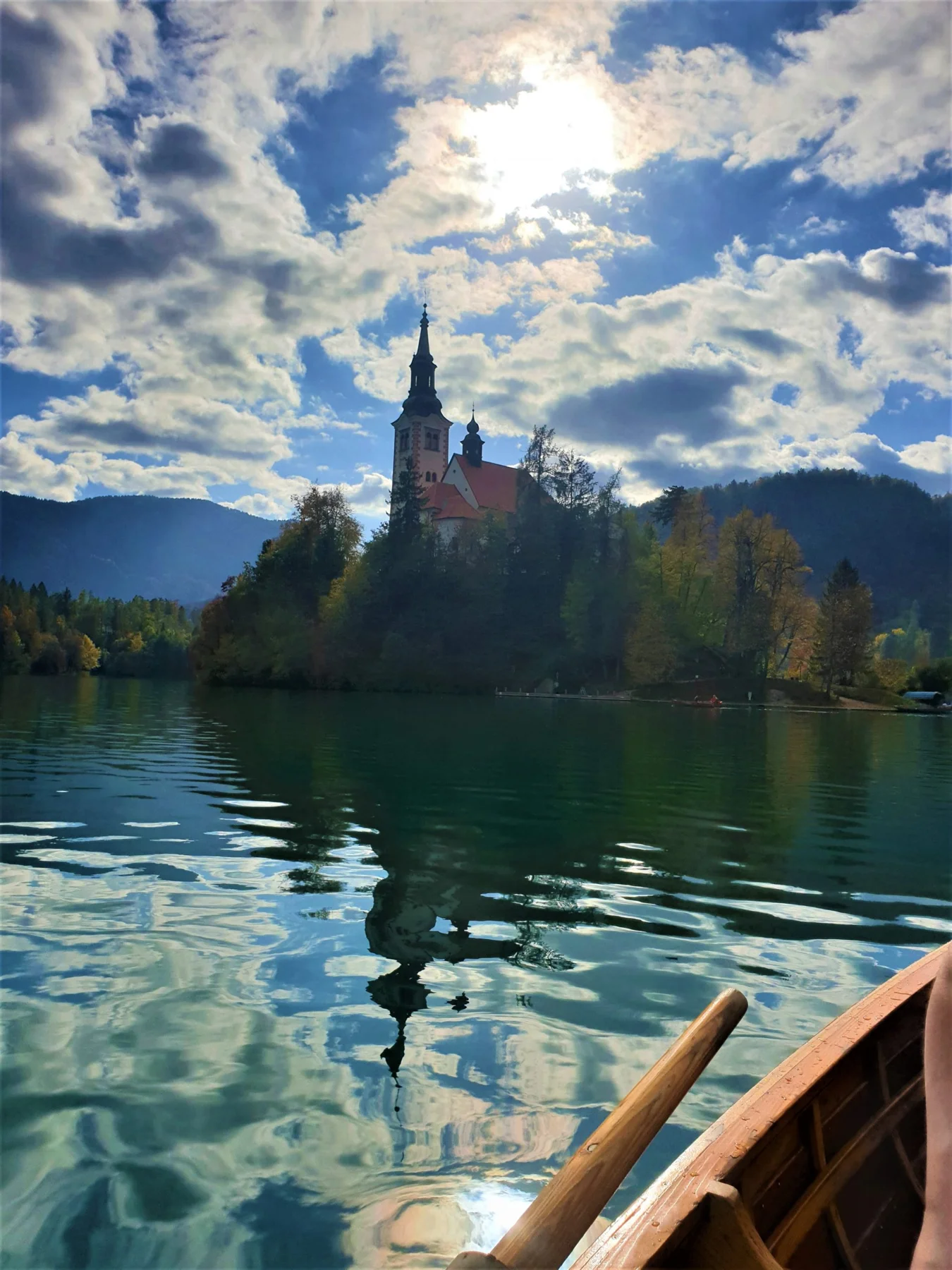 Bled Island in Slovenia