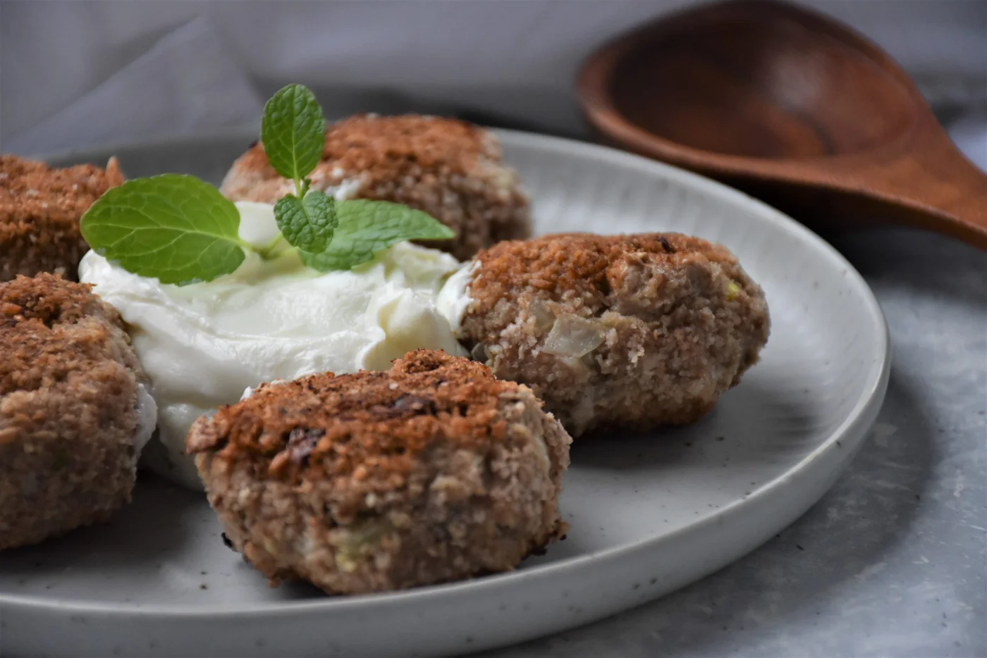 meatballs on a plate