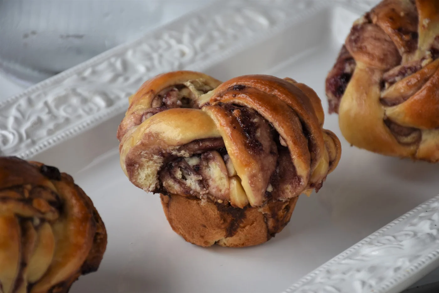 Berry Jam & White Chocolate Knots