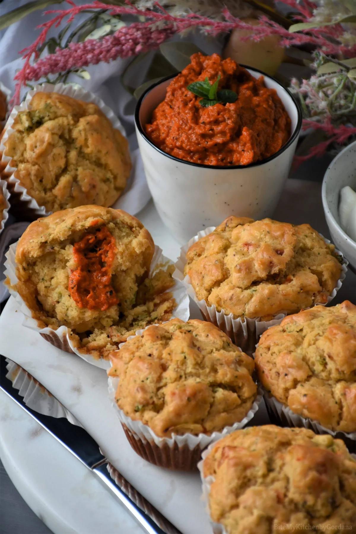 Broccoli and Chutney Muffins