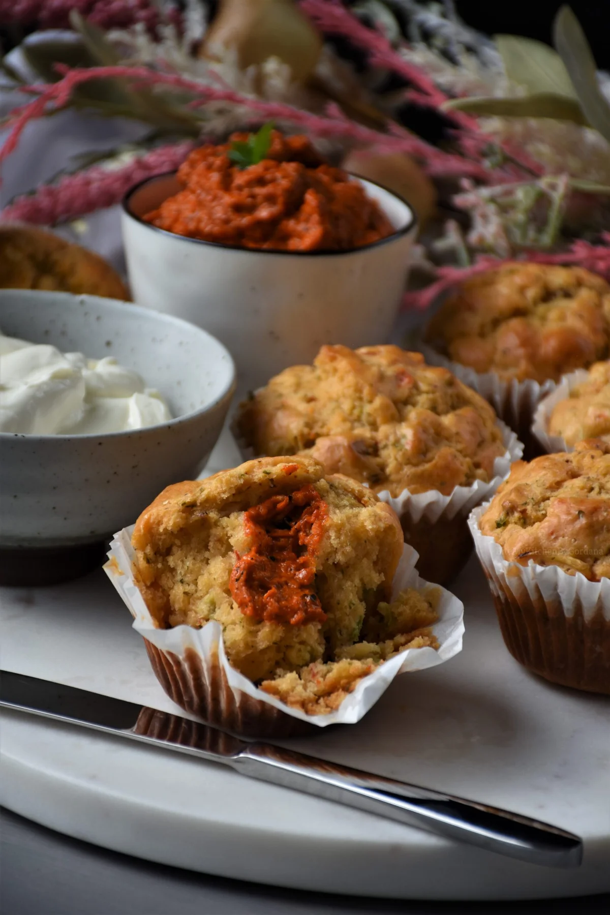 Broccoli and Chutney Muffins