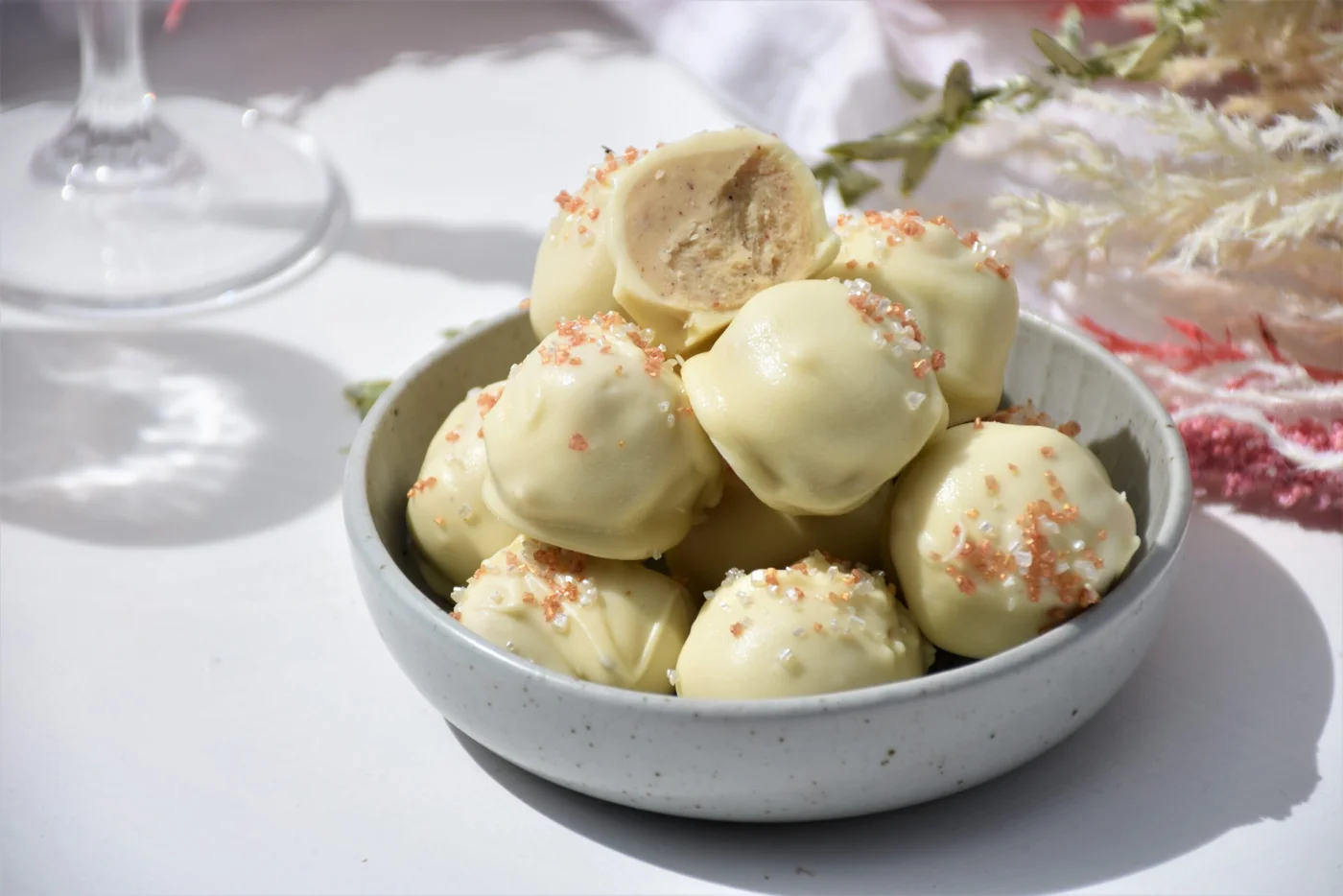 White Chocolate & Nutmeg Truffles