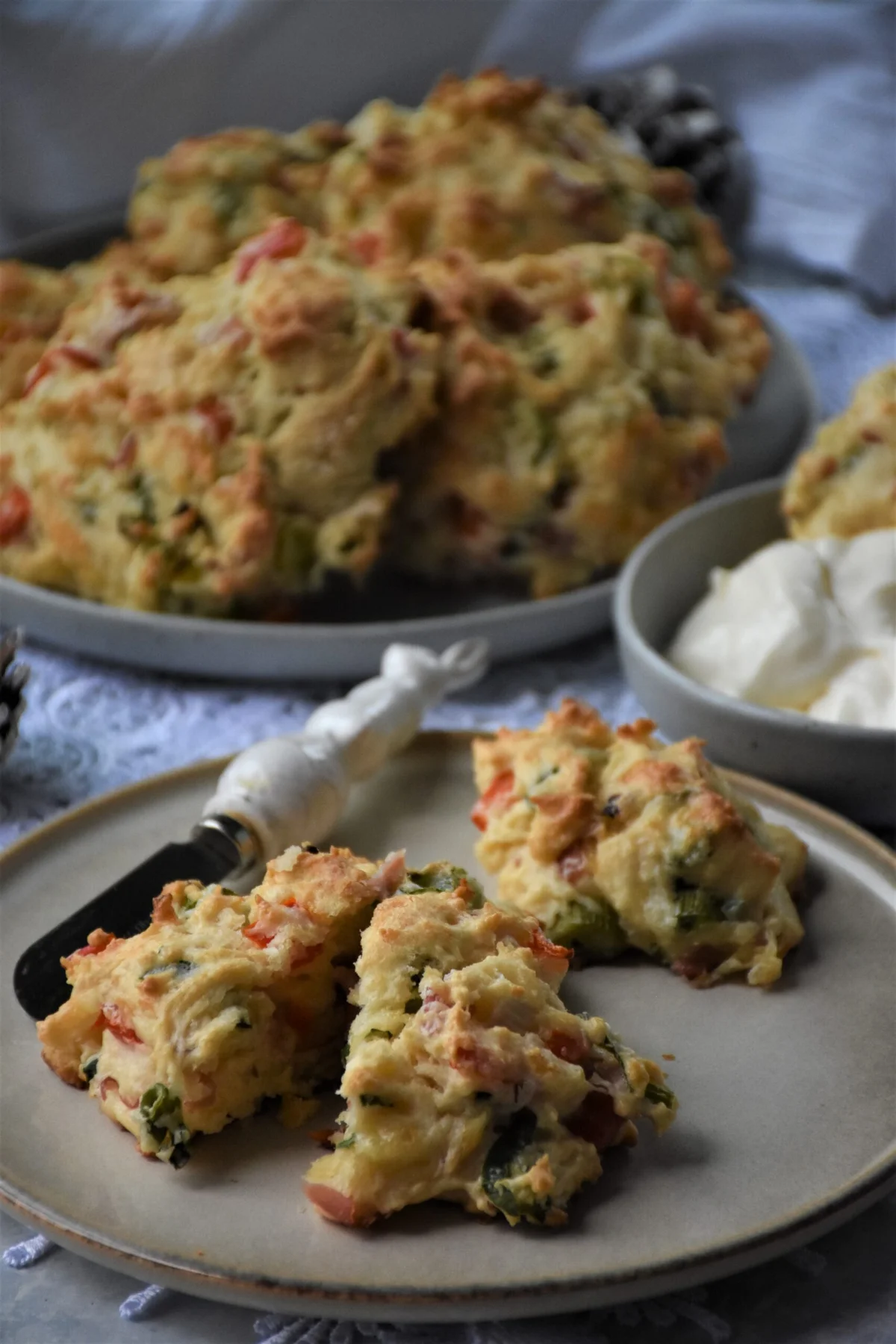 cut up scones