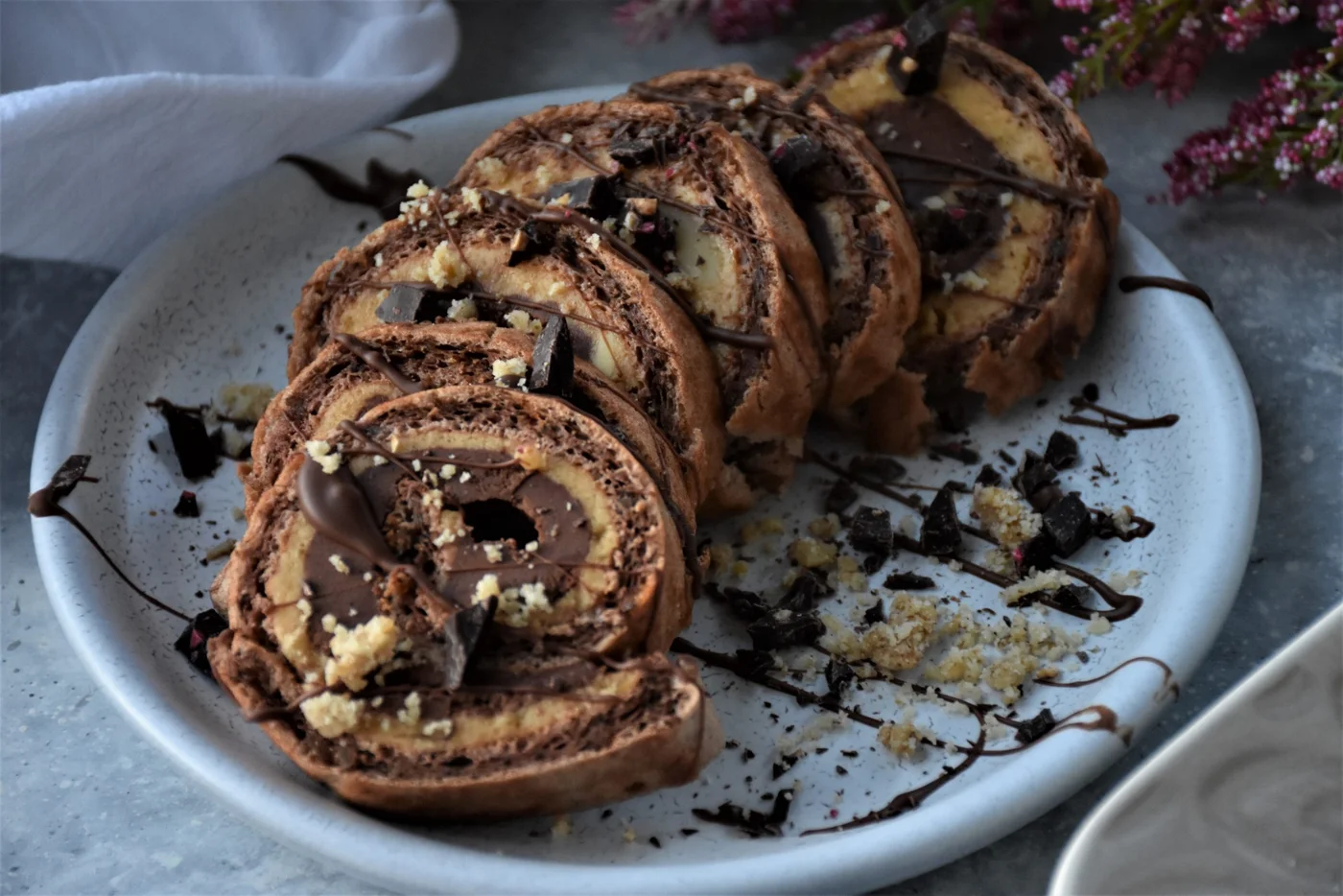 Chocolate & Walnut Roll