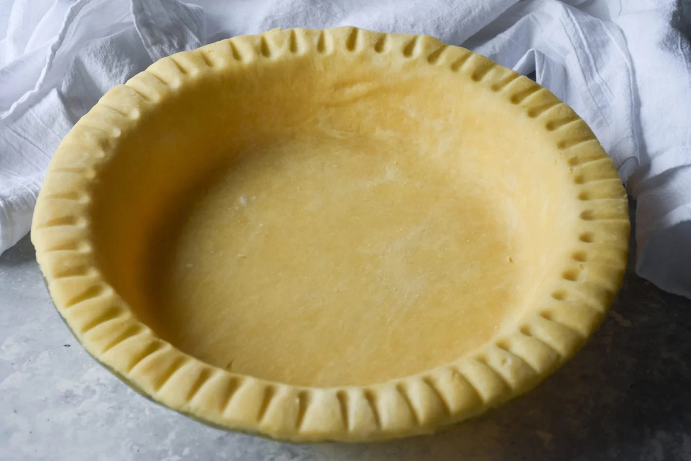 Easy butter pie crust