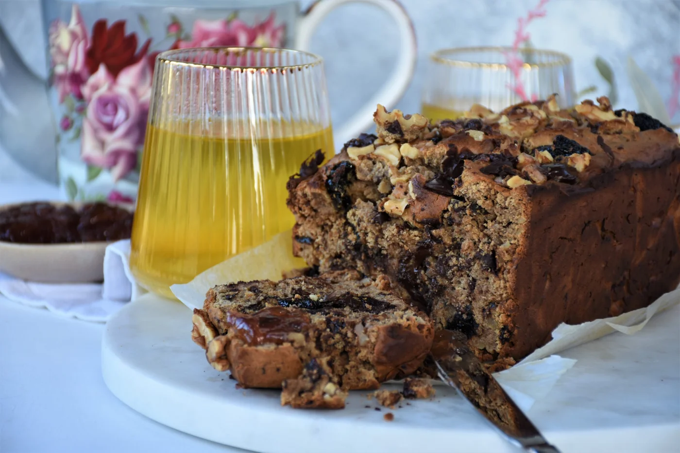Prune, Walnut & Chocolate Loaf