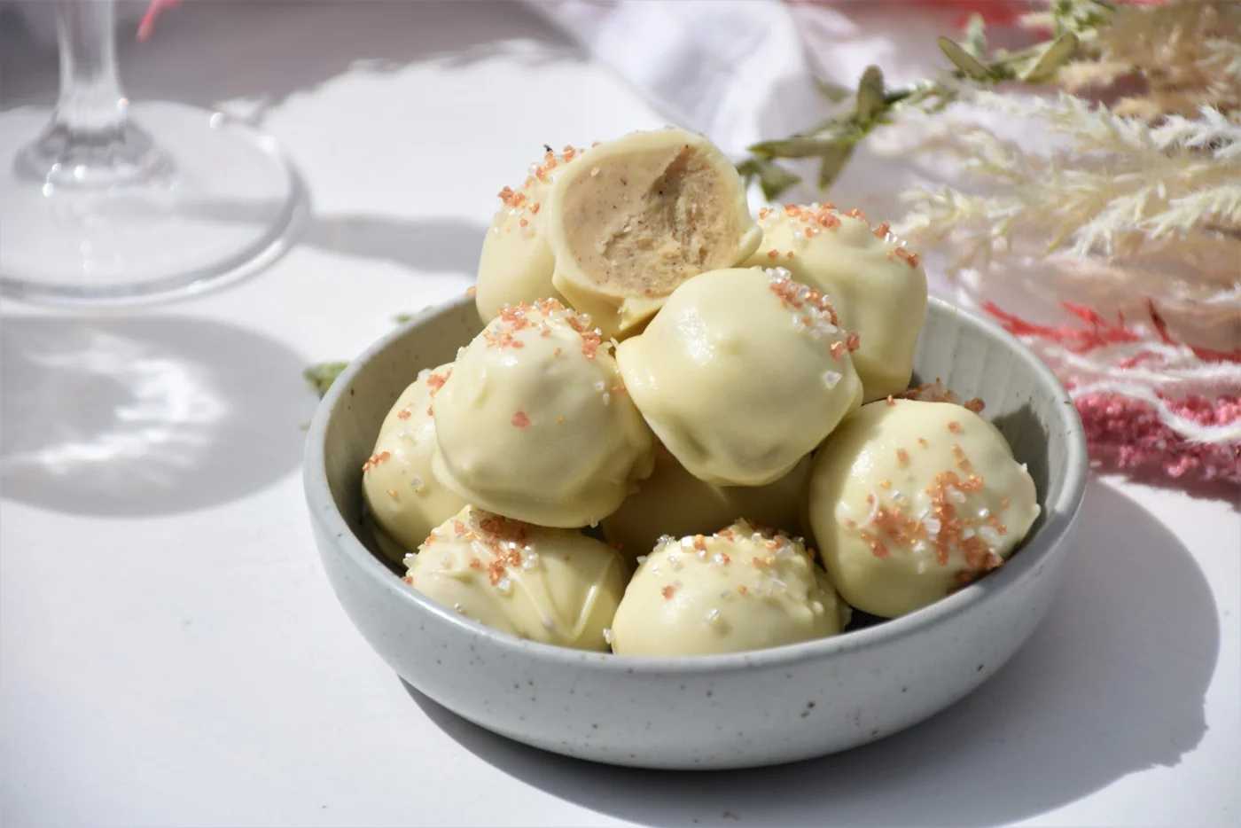 White Chocolate & Nutmeg Truffles