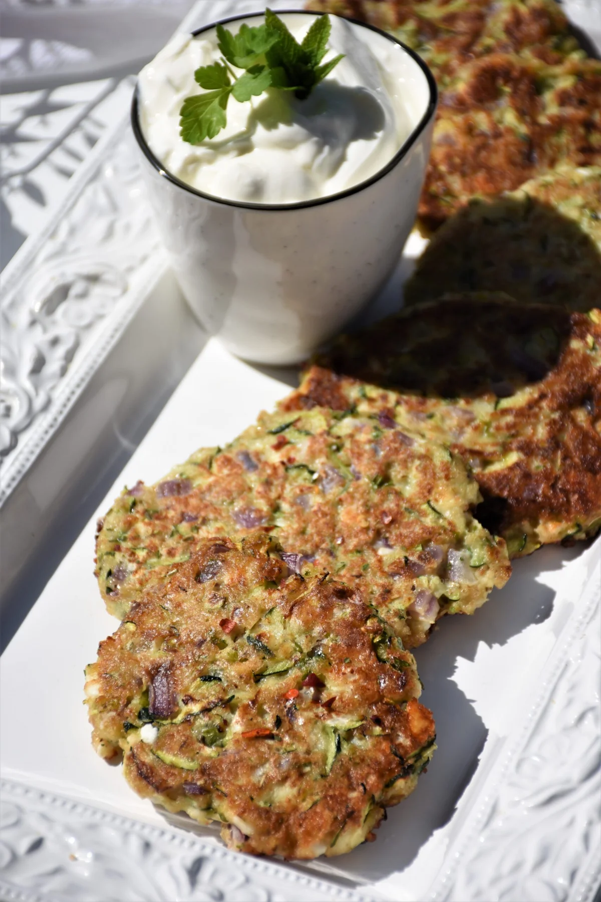 zucchini fritters