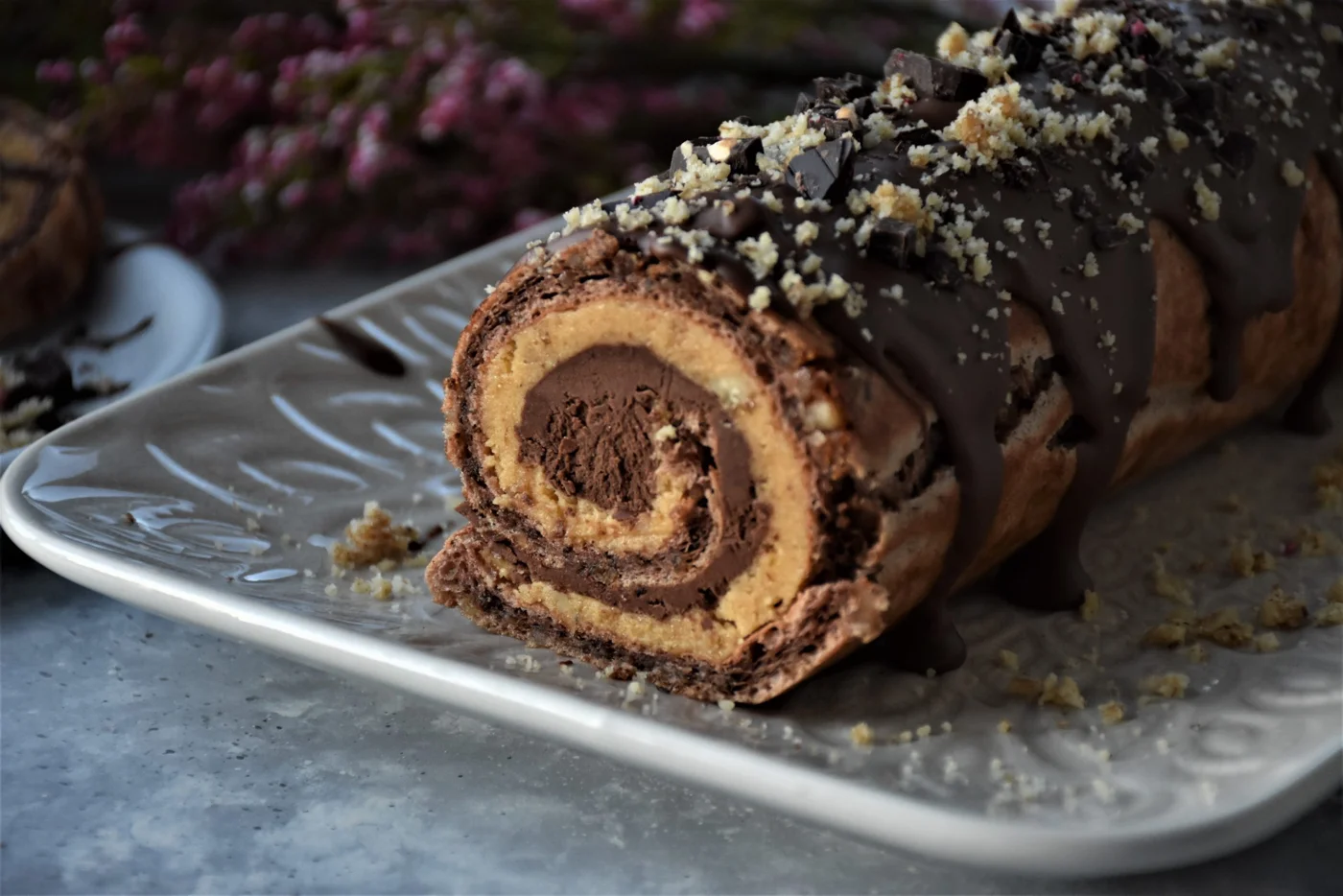 Chocolate & Walnut Roll