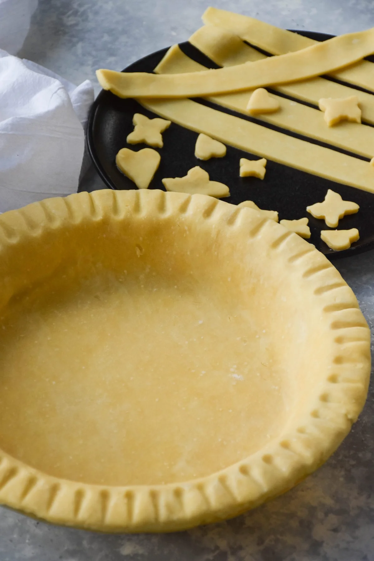 Easy butter pie crust