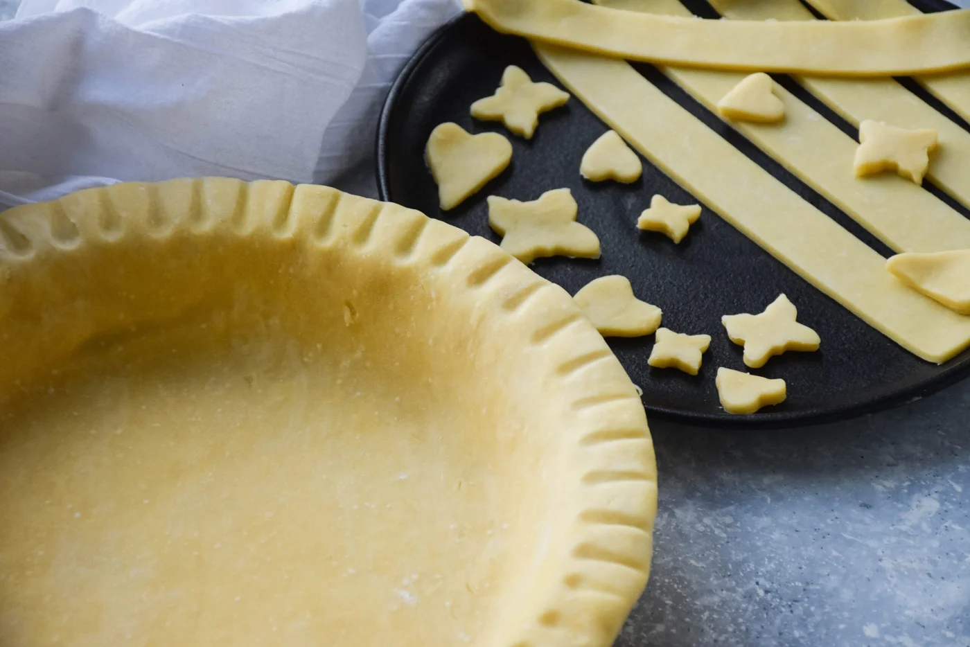 Easy butter pie crust