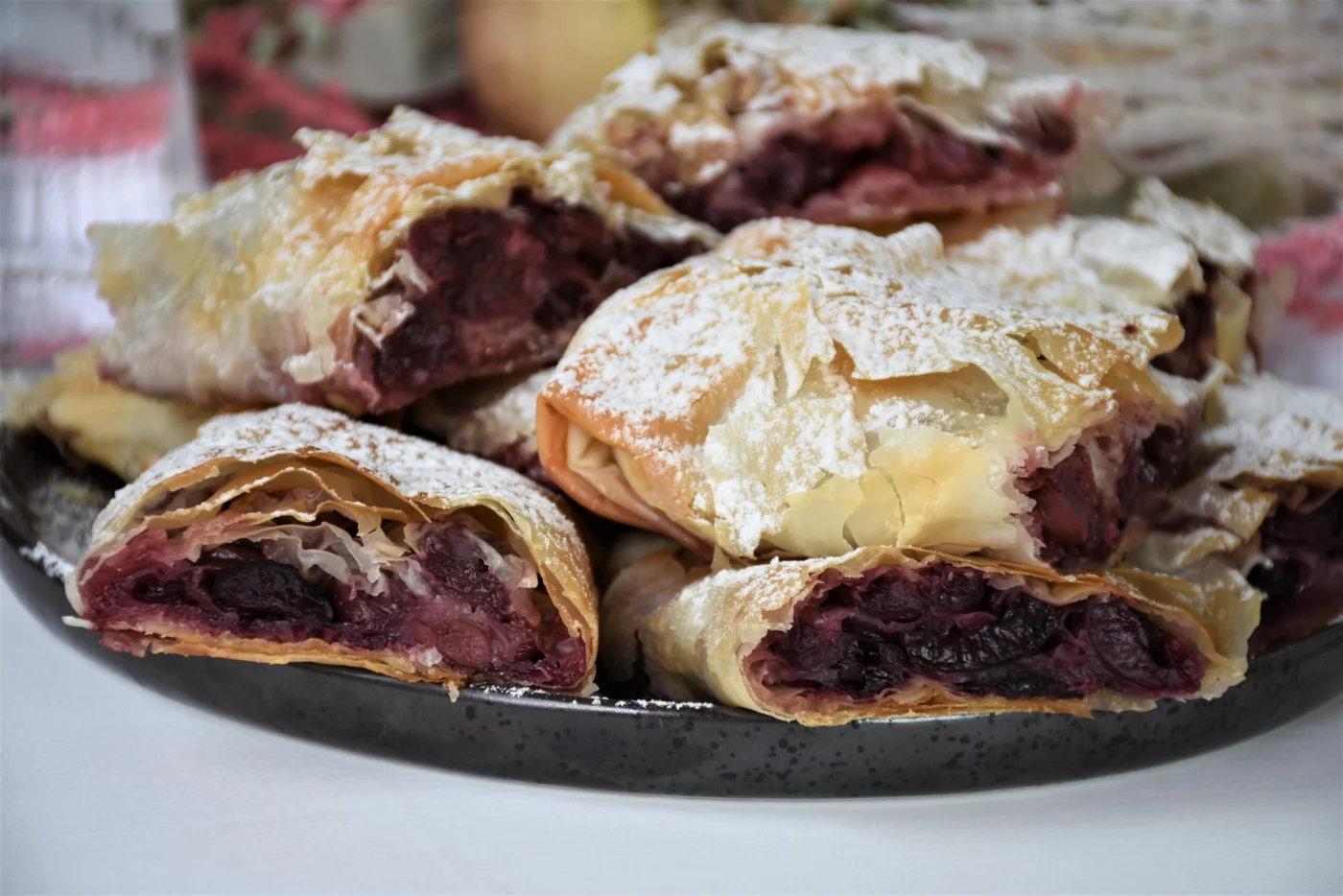 Sour Cherry & Filo Pastry Pie