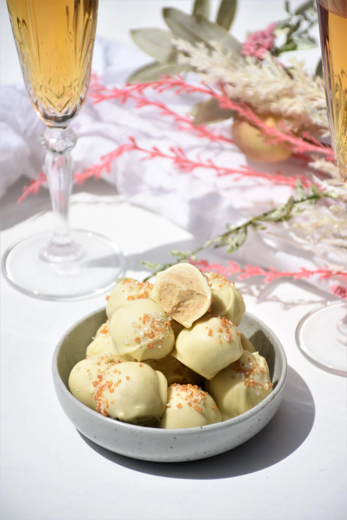 White Chocolate & Nutmeg Truffles