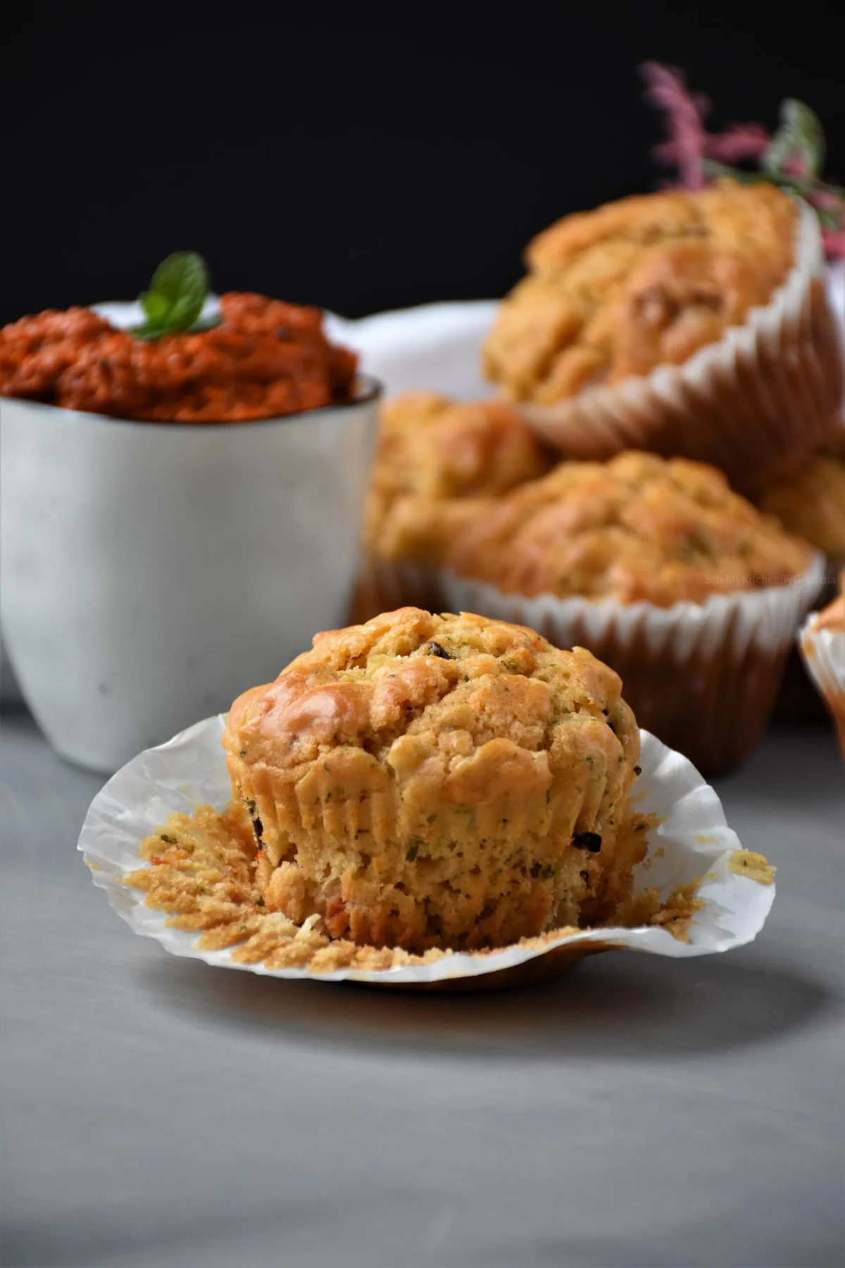 Broccoli and Chutney Muffins