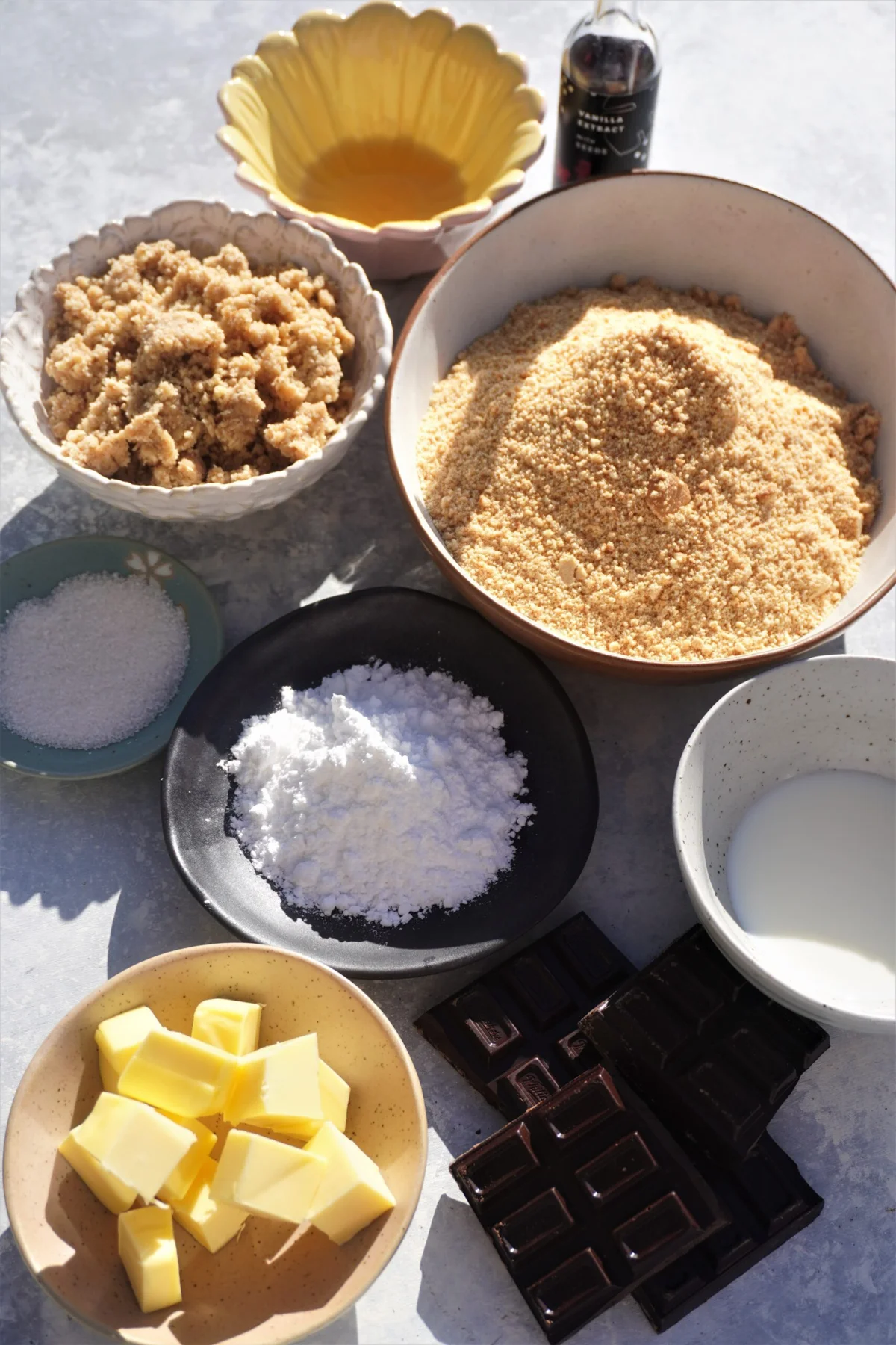 Chocolate & Rum Balls ingredients