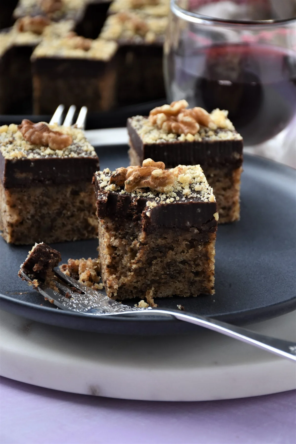 Walnut & Chocolate Squares